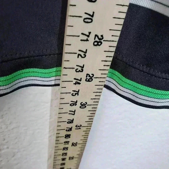Nike Dri-Fit Golf Polo Tour performance Sz L Grey Green - Picture 6 of 6